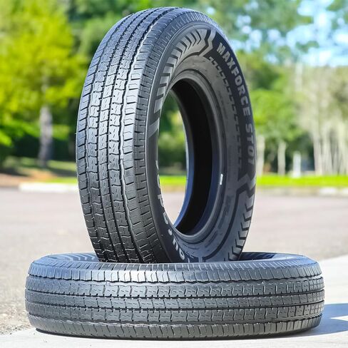إطار نصف قطري MaxForce ST01-ST235/80R16 235/80/16 235/80-16 124/120N نطاق التحميل E LRE 10 طبقات BSW جدار جانبي أسود in Kuwait