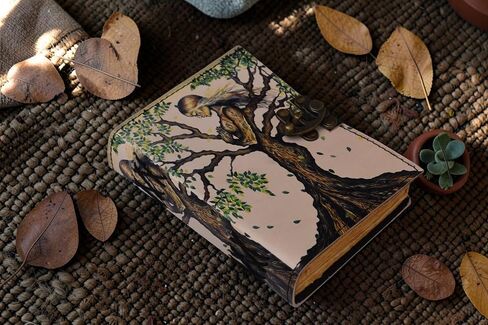 Blank Spell Book Of Shadows Journal With Lock Clasp Prop Vintage Handmade Leather Diary Embossed Prayer Pagan Antique Witchcraft Wiccan Notebook Daily (7x5 Inch) in Saudi Arabia