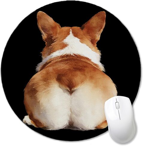 Cute Cat Paw Mouse Pad for Desk, Cat Lovers Mom Lady Gifts, Paw Print Gifts Round Mousepads with Anti-Slip Rubber Base for Computer Laptop Home Office Desk Accessories, 7.9x7.9 Inch in Saudi Arabia