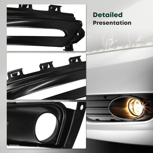 YHTAUTO Fog Light Bezel Fits Chrysler 300 2015-2019 S Code (LNN), Front Bumper Fog Light Cover Trim Right Passenger Side in Kuwait