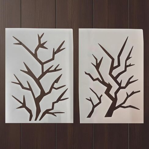 Lightning Bolt Stencil – Reusable Electricity, Energy, and Bold Design Template for Painting, Walls, Wood, Fabric, and DIY Art Projects (4 Pcs Set) in Saudi Arabia