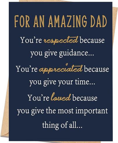 ICOOLYI Fathers Day Card for Grandpa, Grandpa Father's Day Card from Grandkids in Saudi Arabia