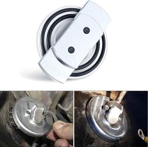 Dipstick Adapter Repair Kit Replacement for Ford 7.3L Powerstroke F250 F350 F450 F550 1994-2003 Excursion 2000-2003 Van E250 E350 1995-2003 - Engine Dipstick Flange Repair Kit F4T-Z6753-A in Saudi Arabia