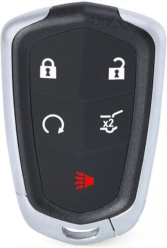 Keyless Entry Remote Key Fob, Alliskeys 6 Buttons Car Proximity Smart Key Fit for Cadillac Escalade/Escalade ESV HYQ2EB 433MHz in Saudi Arabia