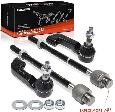 A-Premium Set of 4, Front Inner Outer Tie Rod End Kit, Compatible with Jeep KJ Series Liberty 2002 2003 2004 in Saudi Arabia