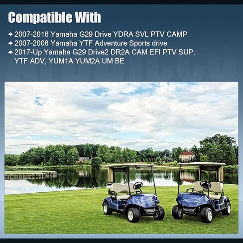 محرك أساسي وقابض ثانوي مع أحزمة متوافقة مع Yamaha Golf Cart G29 YDRA Drive 2007-2016، YTF Adventure Sports Drive 2007-2008، Drive2 DR2A CAM 2017-up، JW8-G6201 JW8-G6202 in Kuwait