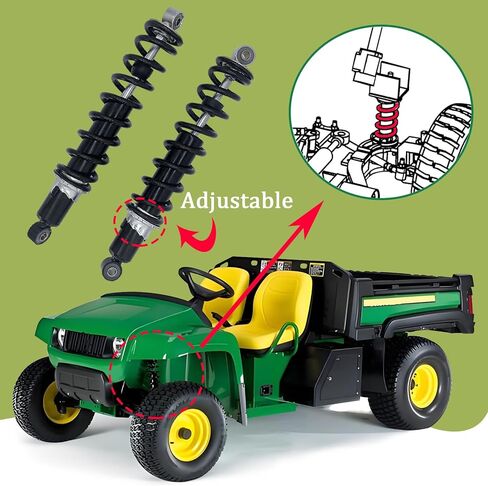 AM130448 Front Shock Absorber Fits for John Deere Gator TH TS TX 4X2 6X4 Turf Diesel Trail Worksite Military(1 Pair) in Kuwait