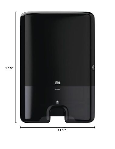 Tork Xpress Multifold Paper Towel Dispenser, Black, H2, One-at-a-Time dispensing, Elevation Range, 552028 in Saudi Arabia
