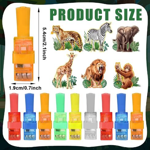 36Pcs Jungle Safari LED Finger Lights Animals Party Favors Glow in the Dark Light Up Finger Lights Forest Wildlife Themed Toys Bulk for Birthday Party Goodie Bag Stuffer Birthday Gifts Classroom Prize in Saudi Arabia