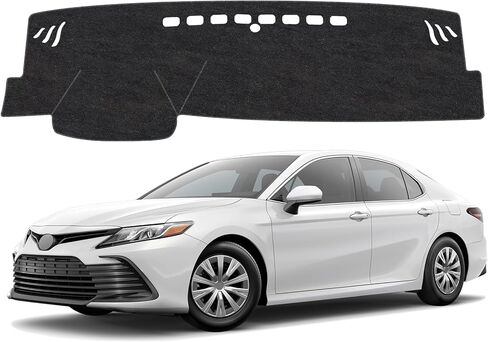 Dash Cover Mat Compatible with Toyota Camry 2018-2024 Non-Slip Dashboard Cover Mat Sunshade UV Rays Protector Interior Accessories in Kuwait