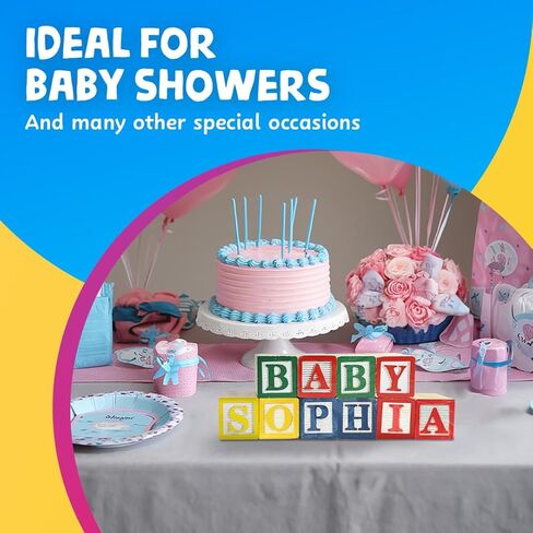 Skoolzy 30 PCS Baby Blocks - Small Wooden ABC Blocks for Toddlers 2-5 - Alphabet Learning & Building Toys in Saudi Arabia