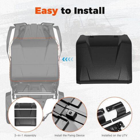 Sport Roof Top for RZR XP 1000 2024 2025 2026 Accessories, Dustproof Heavy Duty Poly 3-piece Combination Roof for Polaris RZR XP 4 1000 2024 2025 2026 in Saudi Arabia
