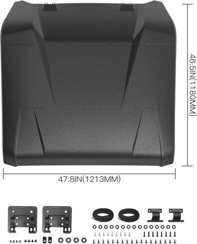 Sport Roof Top for RZR XP 1000 2024 2025 2026 Accessories, Dustproof Heavy Duty Poly 3-piece Combination Roof for Polaris RZR XP 4 1000 2024 2025 2026 in Saudi Arabia