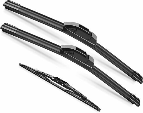 24"+18" Windshield Wipers with 13 Inch Rear Wiper Blade Replacement for Chevy Equinox 2018-2021 Original Factory Quality-J Hook Wipers(Pack of 3) in Saudi Arabia