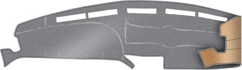 Upgrade Dacron Dashboard Cover Fit for 2011-2018 Fo-rd Fiesta (Without Navigation) Effective Anti Glare, Reduce Reflection, Sun Protection, Dust Proof, UV-Proof -Grey in Saudi Arabia