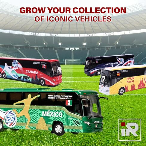 النسخ المتماثلة المميزة لـ Scania Touring HD Coach: كأس العالم المكسيك المنتخب الوطني 1:87 (HO) نموذج حافلة مصبوبة in Kuwait