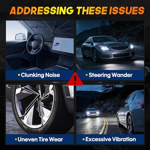 2 قطعة ذراع التحكم الأمامي السفلي LH & RH لـ 2015-2018 Nissan Altima، 2016-2023 Maxima، استبدال # K622839 K622838 in Kuwait