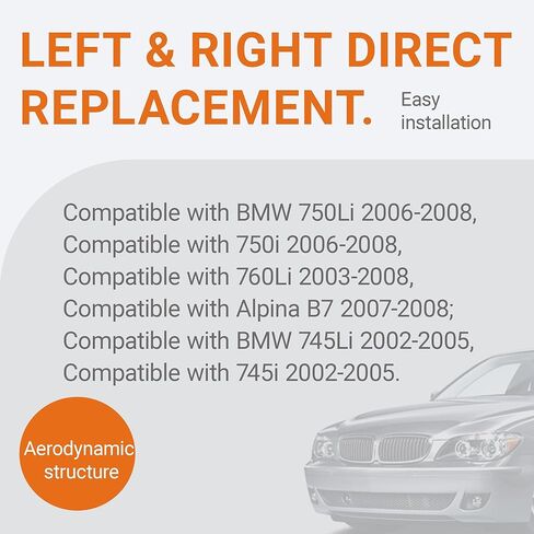 Front Windshield Wiper Blades Compatible with BMW E65 745i 750i 760i Left & Right Side in Saudi Arabia