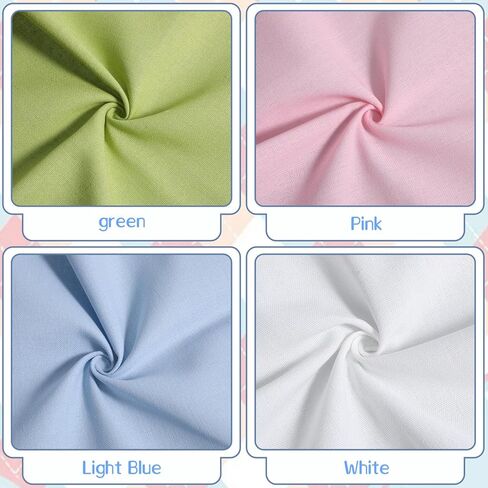 Linen Fabric, 8 Pcs Solid Color Needlework Embroidery Fabric Squares 10x10inch Embroidery Cloth Cross Stitch Fabrics for Garment Craft, Needle-Embroidery, DIY Decoration, Cross Stitch in Kuwait
