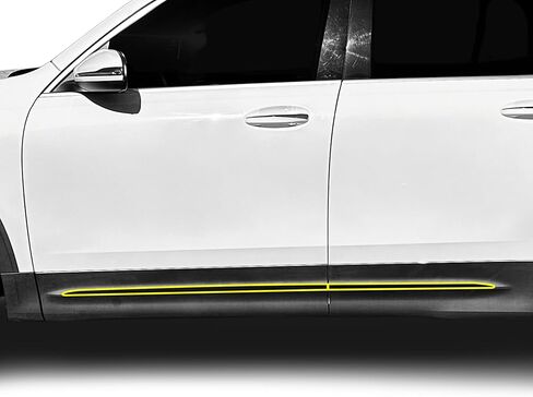 تصميمات BOGAR TECH لسيارة Mercedes-Benz GLB 2020-2026 حذف الكروم للنافذة الجانبية - طبقة خارجية من الفينيل مقطوعة مسبقًا، مظهر تعتيم أسود لامع in Kuwait