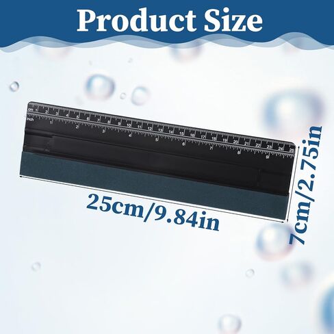 1 Pcs Squeegee for Vinyl Felt Squeegee with Suede Felt Edge Decal Squeegees Tool Tint Squeegees for Sign Making Wallpaper Window Tint Work 9.84×3.54inch in Saudi Arabia