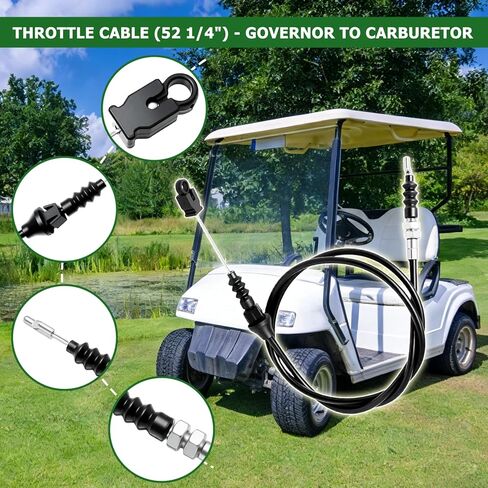 72714-G01 Throttle Cable (52 1/4") - Governor to Carburetor Replace for EZGO Gas Golf Carts 2002-2009 in Saudi Arabia
