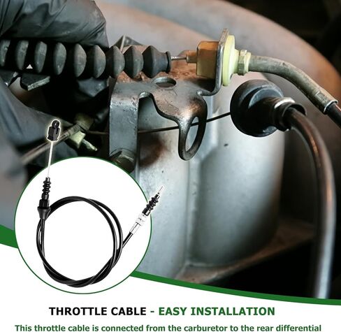 72714-G01 Throttle Cable (52 1/4") - Governor to Carburetor Replace for EZGO Gas Golf Carts 2002-2009 in Saudi Arabia