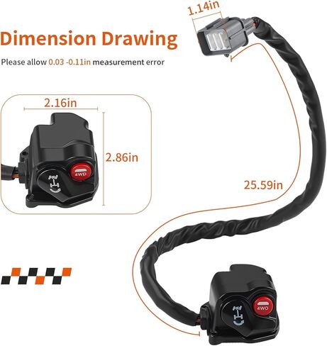 قفل تفاضلي 4x4 مفتاح خانق علوي لهوندا روبيكون 500 520 TRX500 TRX520 FA/FE 35400-HR6-A61 in Kuwait