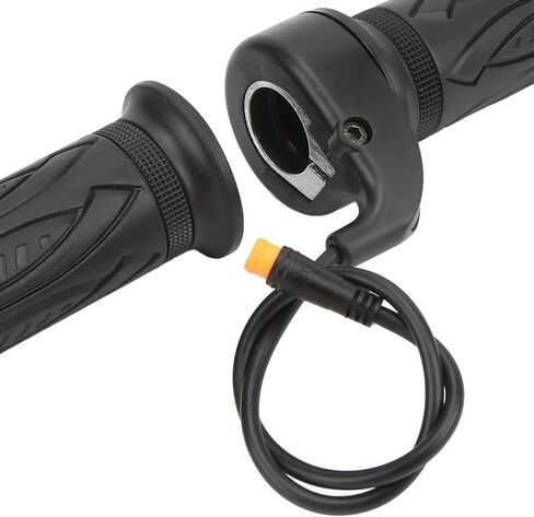 Electric Bike Throttle Handle with Waterproof Connector, 20X Scooter Speed Grip for 22.2mm Handlebar, Compatible with 12V 24V 36V 48V 72V Conversion Kits in Saudi Arabia