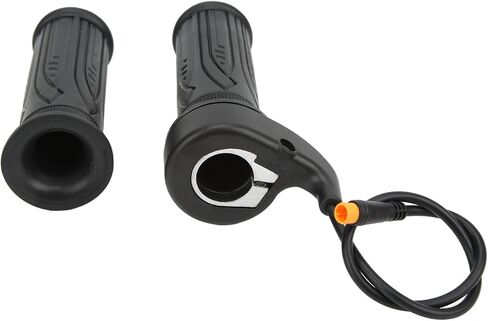 Electric Bike Throttle Handle with Waterproof Connector, 20X Scooter Speed Grip for 22.2mm Handlebar, Compatible with 12V 24V 36V 48V 72V Conversion Kits in Saudi Arabia