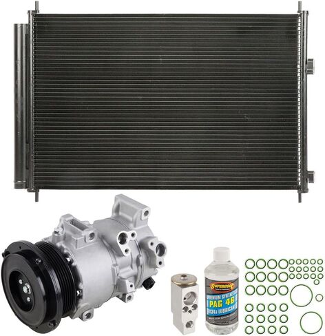 For Toyota RAV4 2.4L 2006-2007 AC Compressor w/A/C Condenser & Repair Kit - BuyAutoParts 60-82553R6 New in Kuwait