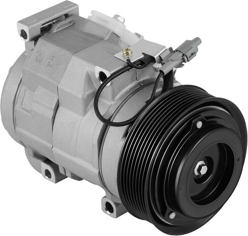 Cciyu التيار المتناوب مضخة الضاغط مناسبة لتويوتا تندرا 4.6L 5.7L 2007-2021 يستبدل ضاغط التيار المتردد للسيارة 157325 158325 in Kuwait
