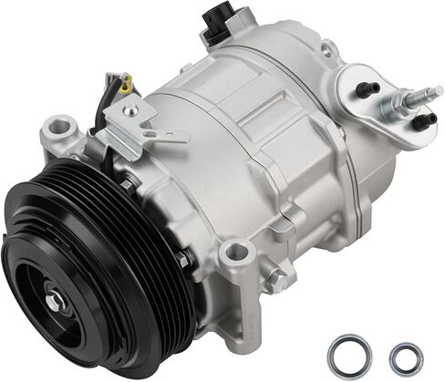 AC Compressor with Clutch Fit for 2014-2022 Jeep Cherokee 2.4L, 2015-2017 Chrysler 200 2.4L, Replace CO 29136C, Air Condition automotive replacement in Kuwait