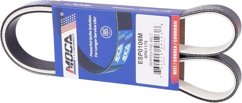 MOCA 6PK1175 حزام أفعواني ذو وجه قماشي مناسب لإنفينيتي 2003-2007 FX35 G35 3.5L، لنيسان 2003-2006 350Z 3.5L، لـ Acura 1999-2003 TL 3.2L، لـ Honda 1998-2002 Accord 3.0L in Kuwait