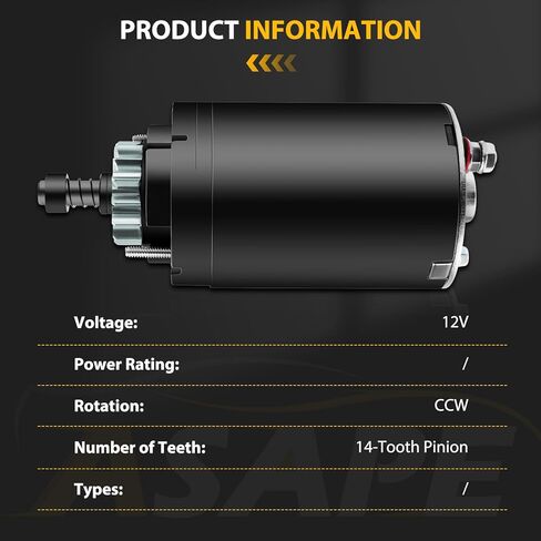 ASAPE Kohler Starter يناسب Cub Cadet LT1042 LT1045 Toro G4010 LX020 محرك بداية جديد لـ 20-098-01S 20-098-05S 20-098-06 20-098-06S 20-098-08 MTD KH2009805S 5796 18 19 20 21 حصان in Kuwait