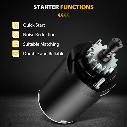 ASAPE Kohler Starter يناسب Cub Cadet LT1042 LT1045 Toro G4010 LX020 محرك بداية جديد لـ 20-098-01S 20-098-05S 20-098-06 20-098-06S 20-098-08 MTD KH2009805S 5796 18 19 20 21 حصان in Kuwait