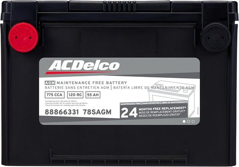 ACDelco Silver 78SAGM (88866331) 24 Month Warranty AGM BCI Group 78 Battery in Kuwait