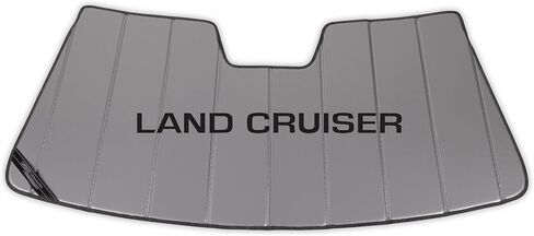 واقي شمسي مخصص للزجاج الأمامي من Covercraft UVS100 مع شعار Land Cruiser لسيارة Toyota Land Cruiser 2024-2026 in Kuwait