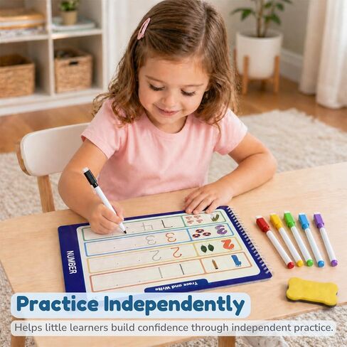 Handwriting Practice Writing Workbook for Kids Ages 3-6, Montessori Educational Learning Activities Book for Toddlers 3-6 Year Olds in Saudi Arabia
