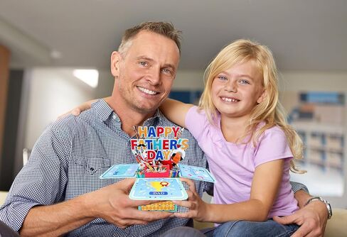 Father's Day Pop Up Card, 3D Toolbox Design Father's Day Greeting Card with Envelope, Handmade 3D Pop Up Greeting Card for Dad Grandpa Husband, Perfect Keepsake Gift for Dad from Daughter Son in Saudi Arabia