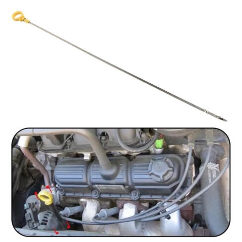Engine Oil Level Dipstick Fluid ForChrysler for Pacifica 2005 for Town for Country 1997 1998 1999 2000 2001 2002 2003 2004 2005 Dipstick Transmission 04694325AC in Kuwait