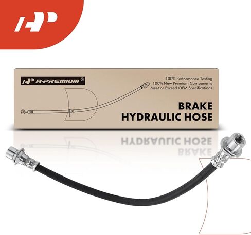 A-Premium Rear Center Forward or Rear Lower Center Side Brake Hydraulic Hose Compatible with Lexus and Toyota Models - Land Cruiser 2004-2007, LX470 2000-2007, 4.7L in Kuwait