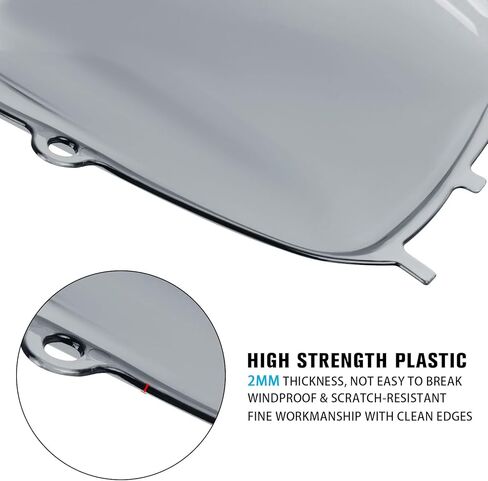 Motorcycle Windscreen Windshield Replacement for Yamaha YZFR9 YZF R9 2025 2026 PC Windscreen Double Bubble (Black) in Kuwait