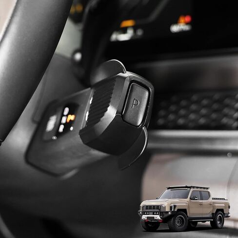 Steering Wheel Gear Shift Knob Assistor Trim Cover Compatible with Kia EV9 2025 / Telluride 2027 / SELTOS 2027 ABS (Black) in Saudi Arabia