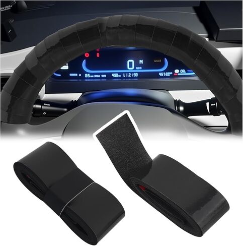 2PCS PU Leather Steering Wheel Wrap Tape,2026 New Car Steering Wheel Tape for Comfort & Protection,Universal Car Wheels Cover Cars Interior Accessories for Most Vehicles in Kuwait