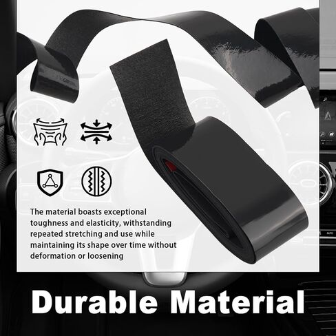 2PCS PU Leather Steering Wheel Wrap Tape,2026 New Car Steering Wheel Tape for Comfort & Protection,Universal Car Wheels Cover Cars Interior Accessories for Most Vehicles in Kuwait