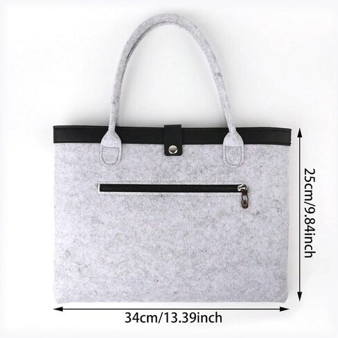 Felt Laptop Sleeve with Handle for Laptop, Minimalist Felt Computer Case for Women, Lightweight Portable Laptop Tote in Kuwait