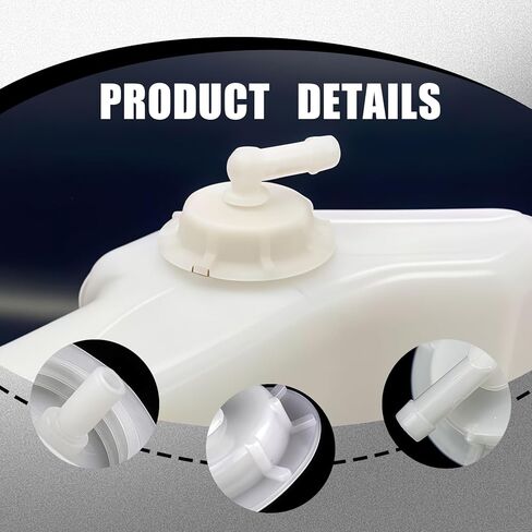Coolant Reservoir Cap, Radiator Coolant Reservoir Tank Cap with Joint, Compatible with Honda Accord Civic Pilot Insight Element, Replace OEM: # 19106-RNA-A48 in Saudi Arabia