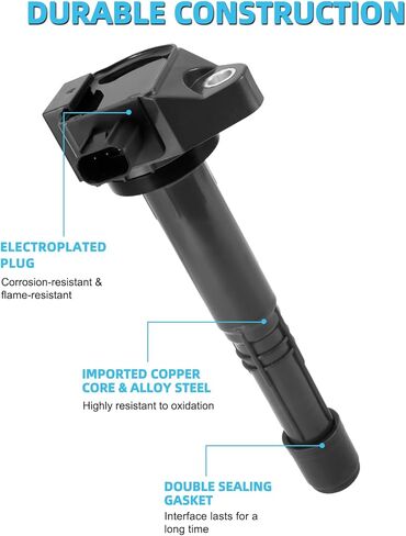 TAUTOY Set of 4 UF712 Ignition Coil Pack & Iridium Spark Plug (2.4L ONLY) For Acura ILX 2016-2020,TLX 2015-2020,For Honda Accord 2013-2017,CR-V 2015-2019,Replace # 305205A2A01 6732315 48893 in Kuwait
