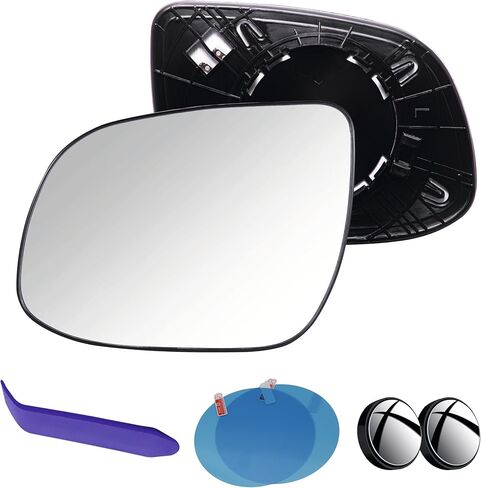 EAP Passenger Side Mirror Glass Compatible With Hyundai Accent 2010-2011, Kia Rio 2010-2011, Heated, 876211E500 in Kuwait